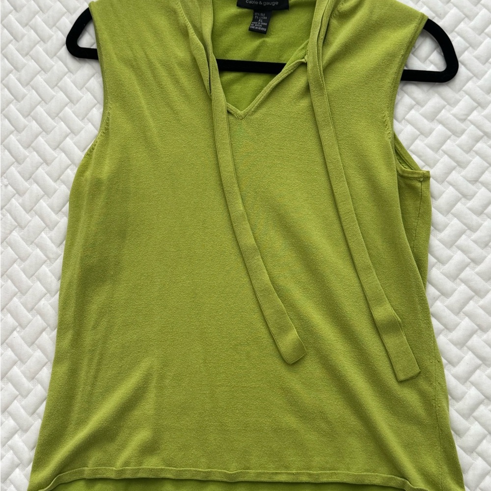 Cable & Gauge silk top